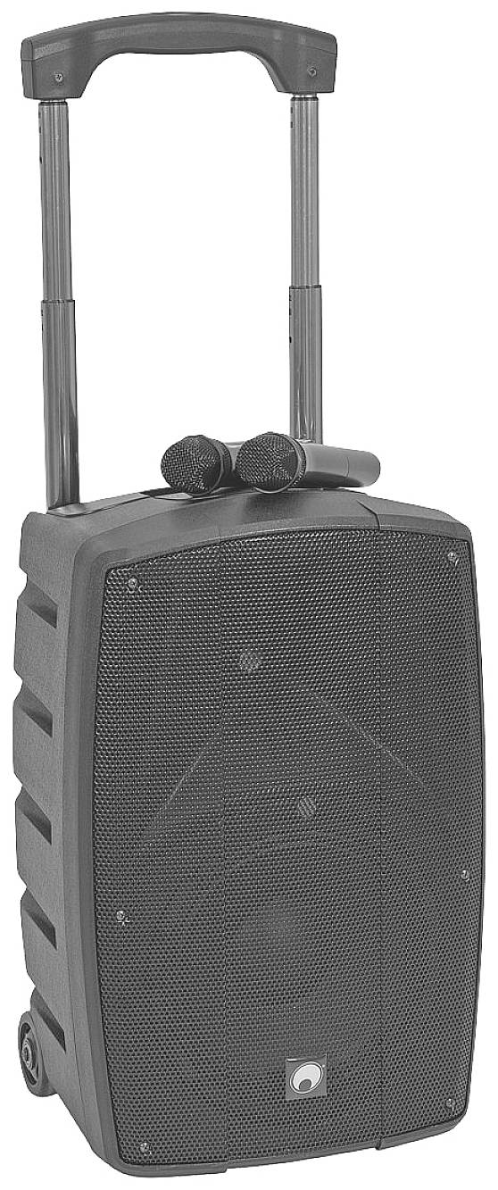 Omnitronic WAMS-10BT2 Mobiler PA Lautsprecher 25.4cm 10 Zoll akkubetrieben, netzbetrieben (Optional) 1St.