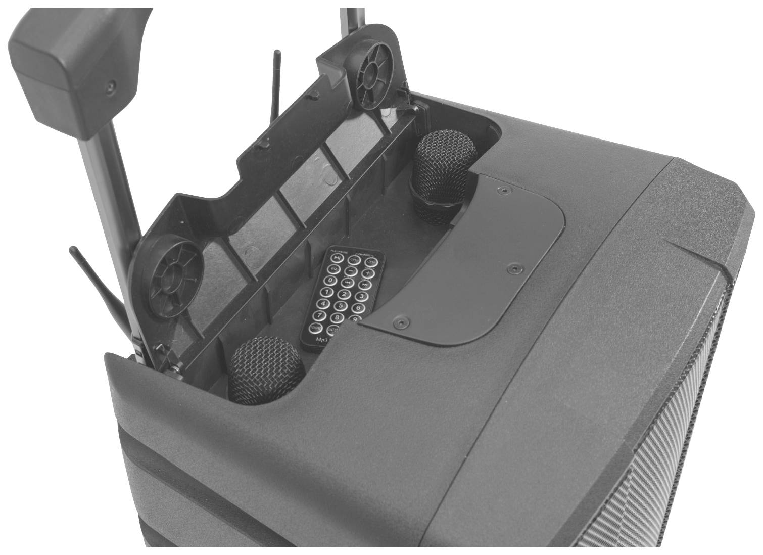 Omnitronic WAMS-10BT2 Mobiler PA Lautsprecher 25.4 cm 10 Zoll akkubetrieben, netzbetrieben (Optional) 1 St.