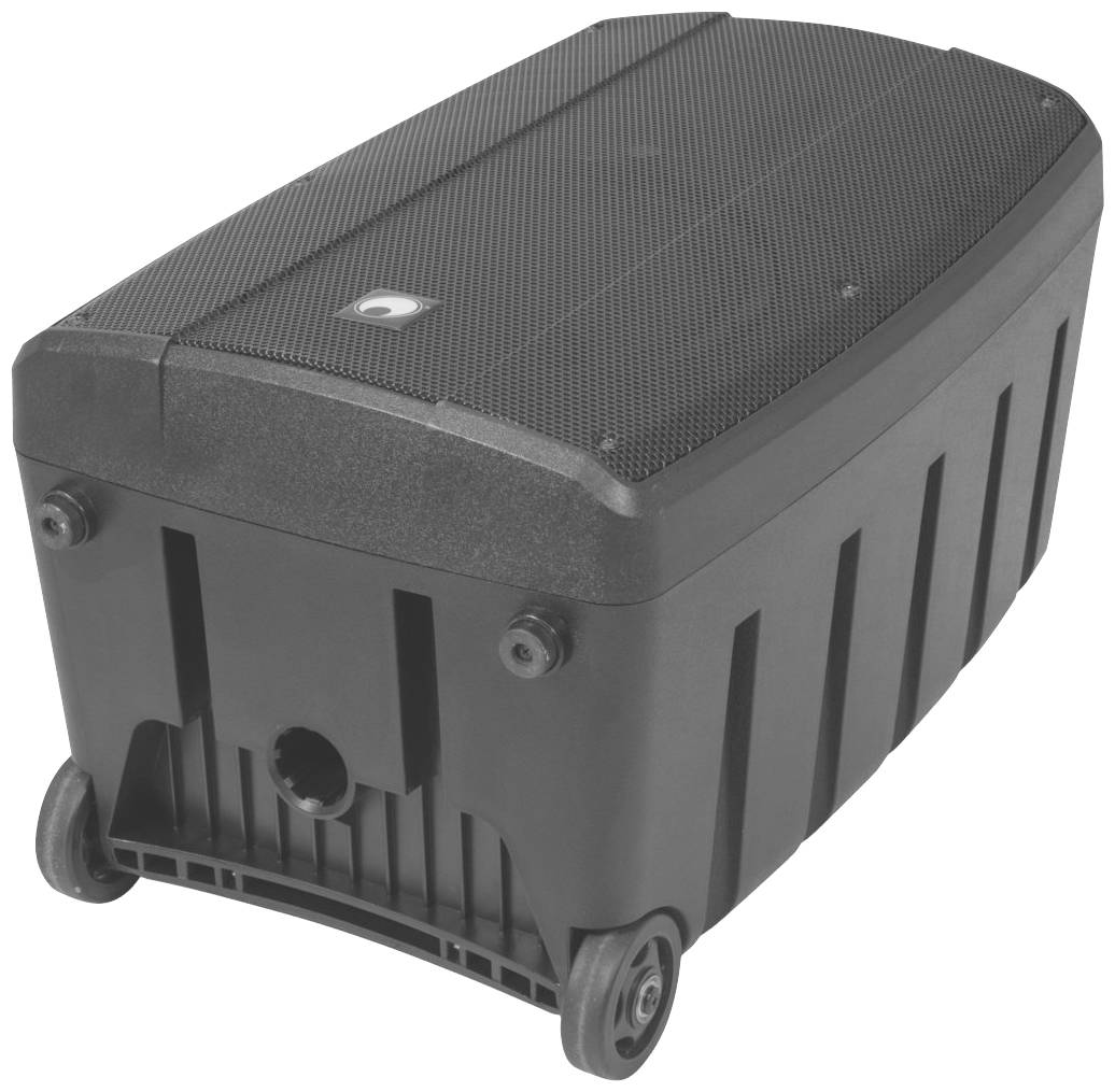 Omnitronic WAMS-10BT2 Mobiler PA Lautsprecher 25.4cm 10 Zoll akkubetrieben, netzbetrieben (Optional) 1St.