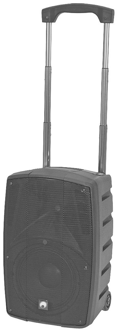 Omnitronic WAMS-10BT2 Mobiler PA Lautsprecher 25.4cm 10 Zoll akkubetrieben, netzbetrieben (Optional) 1St.