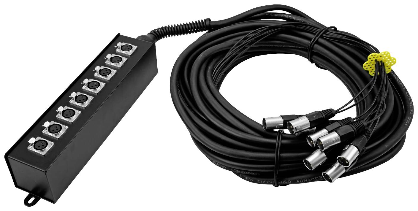 Omnitronic MUS-820 Stagebox 20m Anzahl Eingänge:8 x Anzahl Ausgänge:8 x