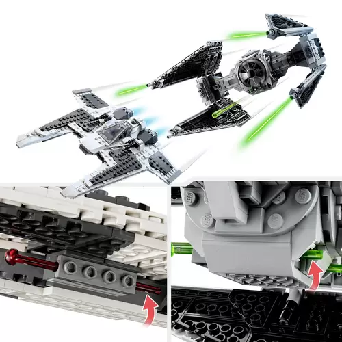 75348 LEGO® STAR WARS™ Mandalorianischer Fang Fighter vs. TIE Interceptor 75348 LEGO® STAR WARS™ Mandalorianischer Fang Fighter vs. TIE Interceptor