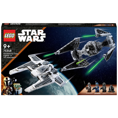 75348 LEGO® STAR WARS™ Fang Fighter Mandatorian vs. Porte d'intercepteur TIE