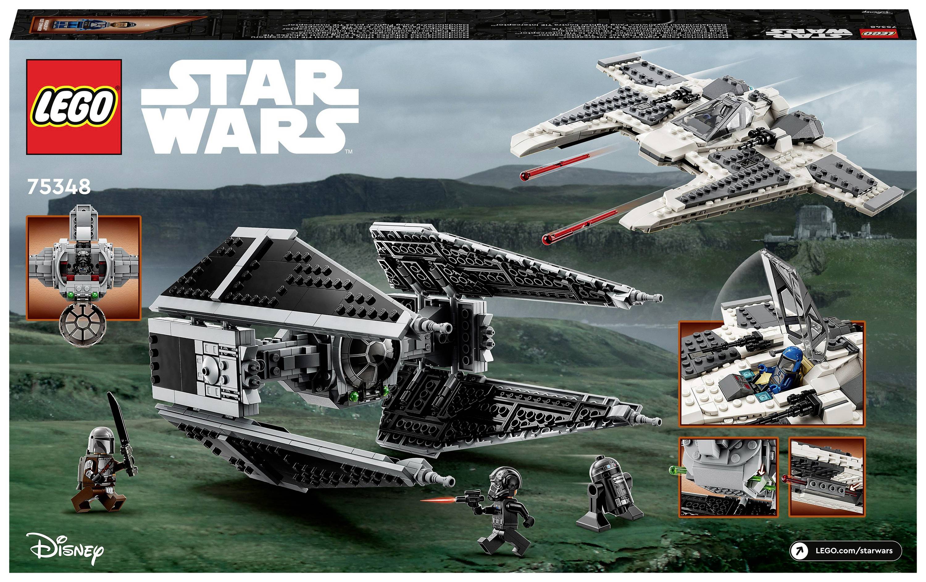 75348 LEGO® STAR WARS™ Mandalorianischer Fang Fighter vs. TIE Interceptor