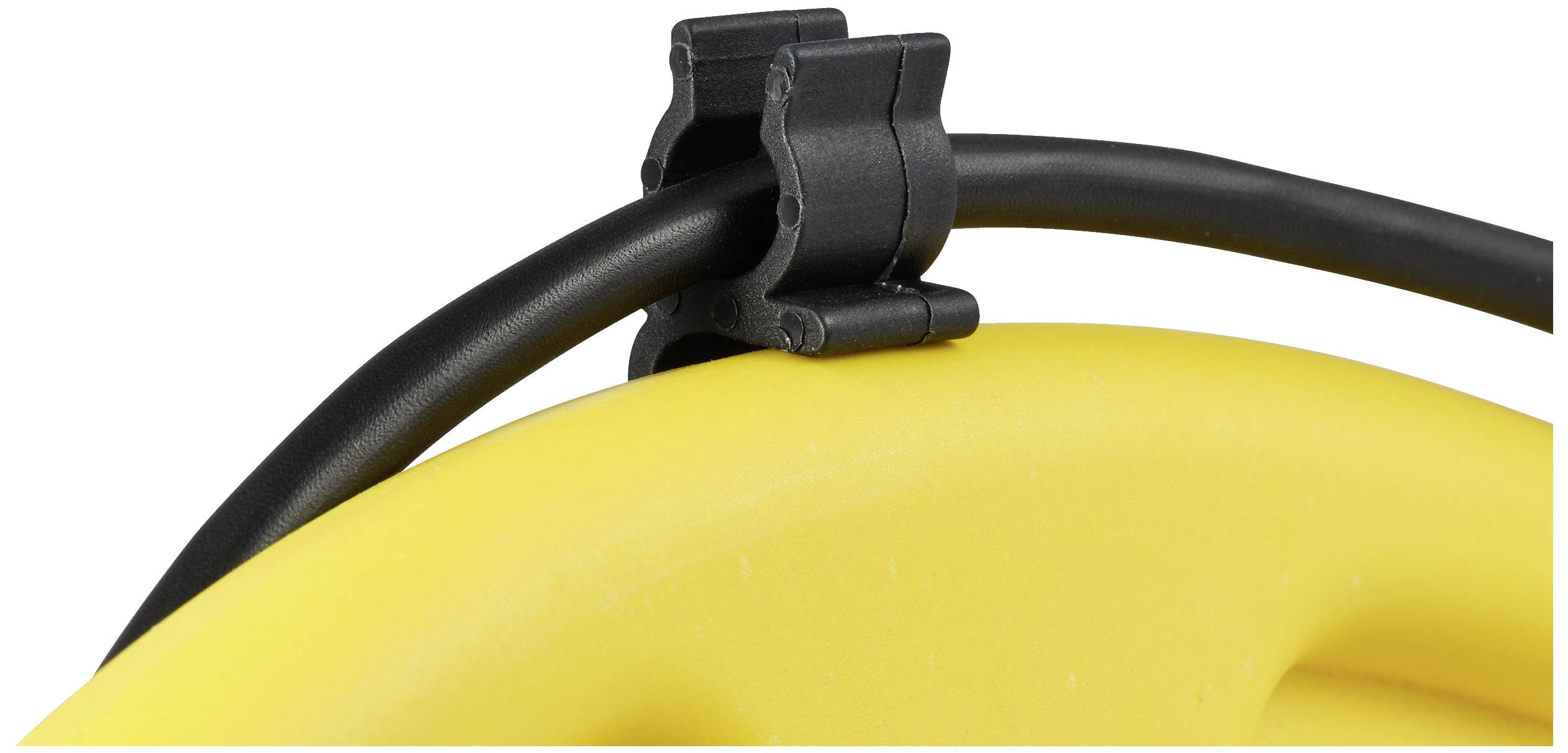 Renkforce RJ45 Netzwerk Kabeltrommel CAT 6a S/FTP 60m Schwarz PUR-Mantel