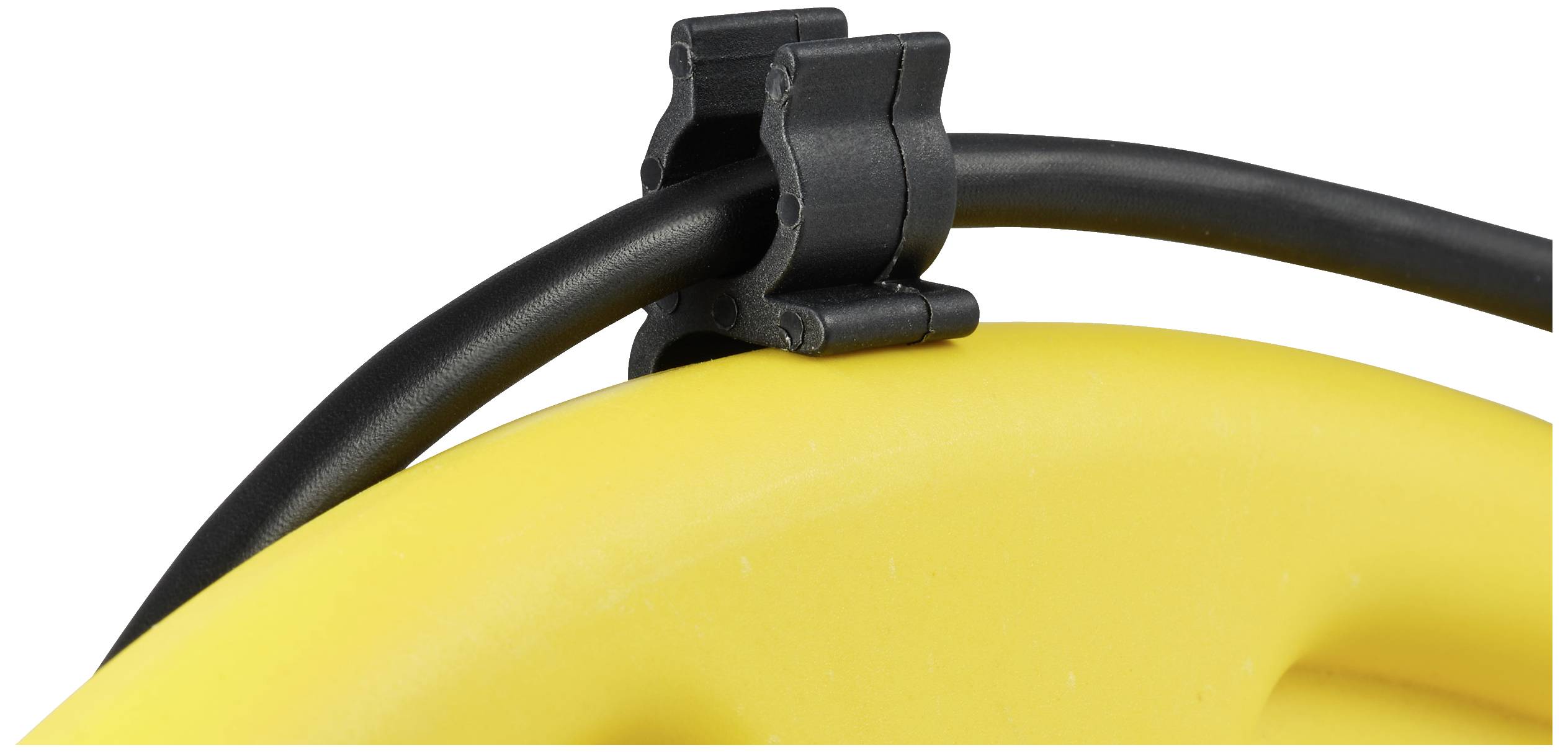 Renkforce RJ45 Netzwerk Kabeltrommel CAT 6a S/FTP 60m Schwarz PUR-Mantel