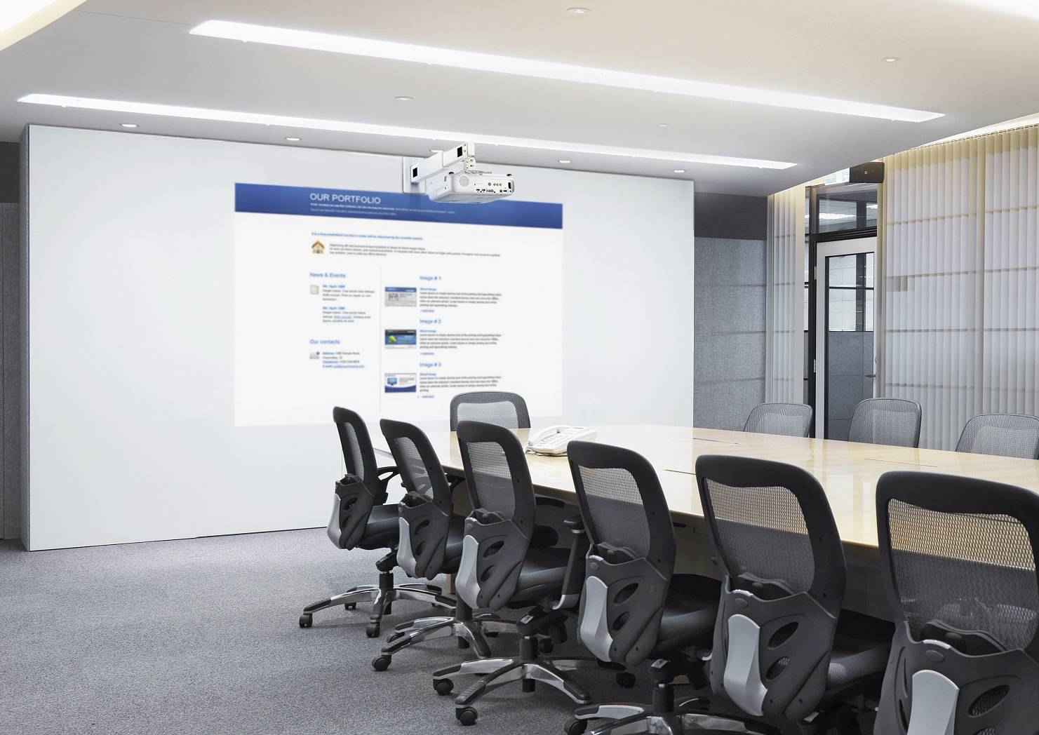 SpeaKa Professional SP-PWM-200 Beamer-Wandhalterung Neigbar, Drehbar Wandabstand (max.): 607mm