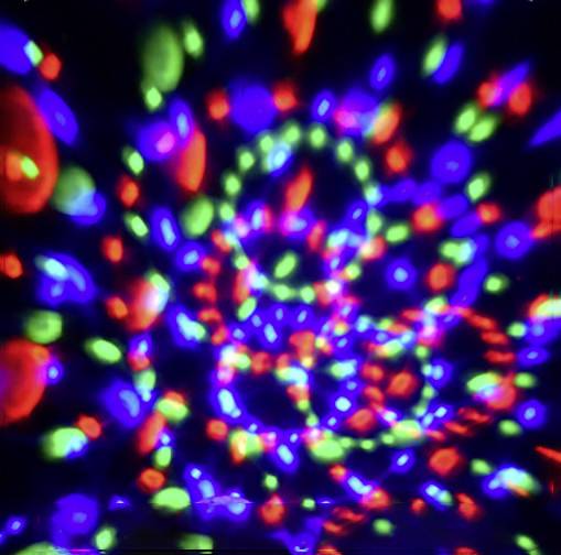 SMD LED Party-Lichteffekt 3W RGB Anzahl Leuchtmittel: 6