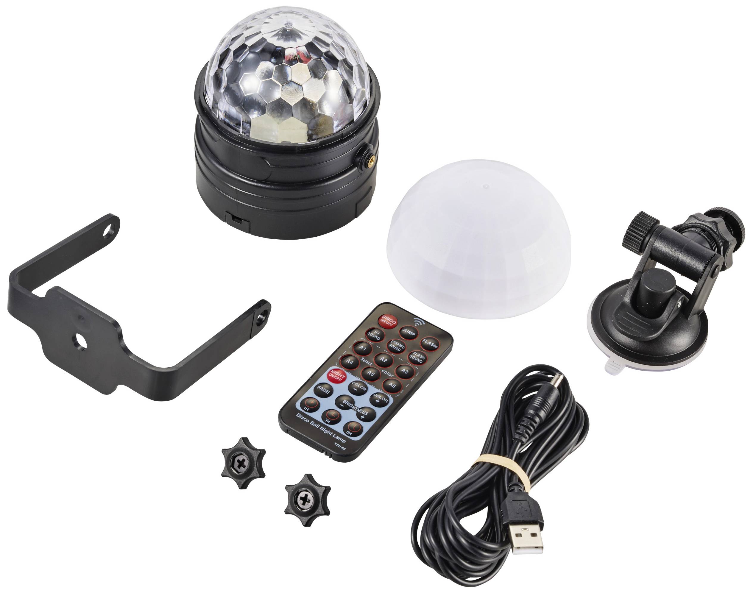 SMD LED Party-Lichteffekt 3W RGB Anzahl Leuchtmittel: 6