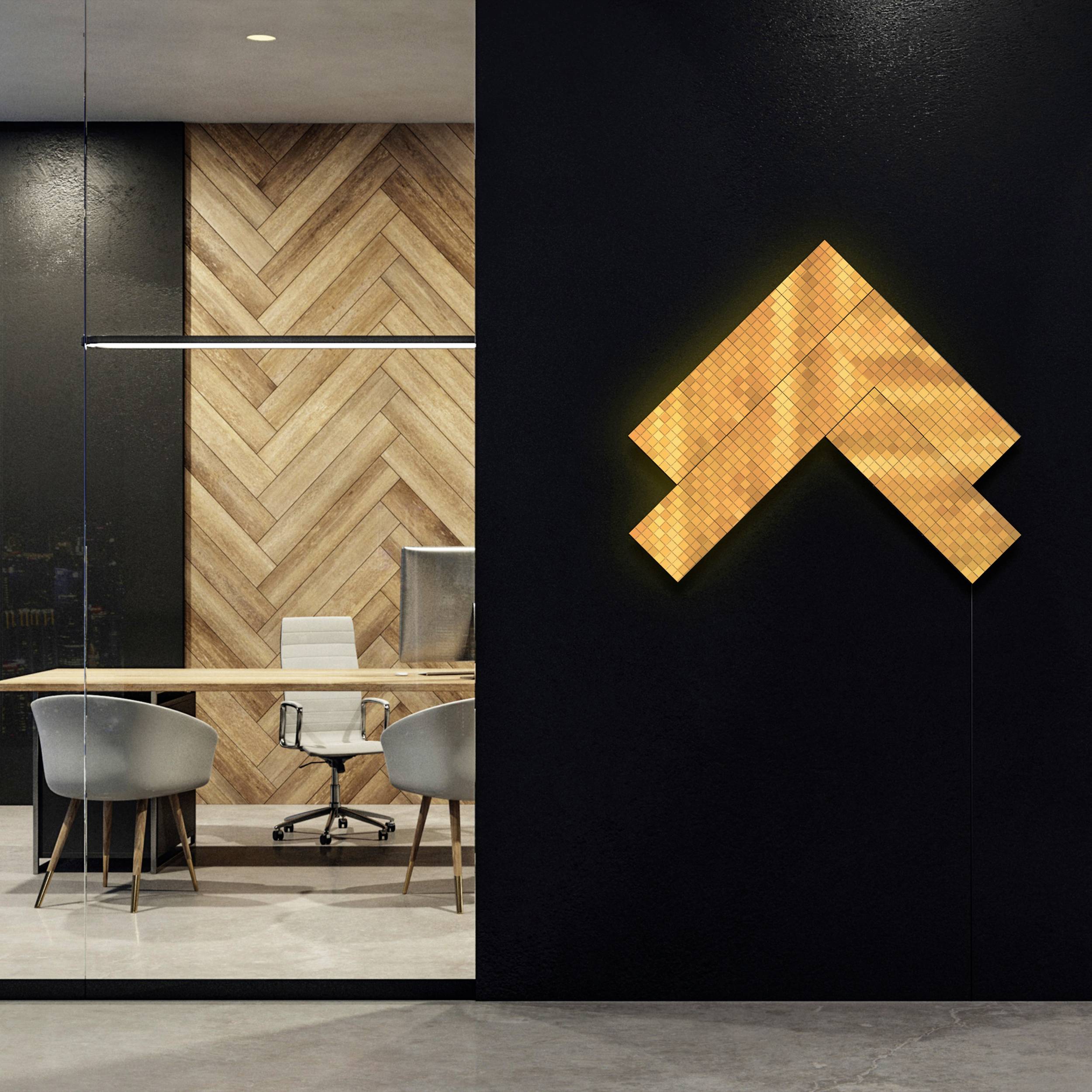 Twinkly SQUARES TWQ064STW-07-BEU LED-Panel RGB Schwarz