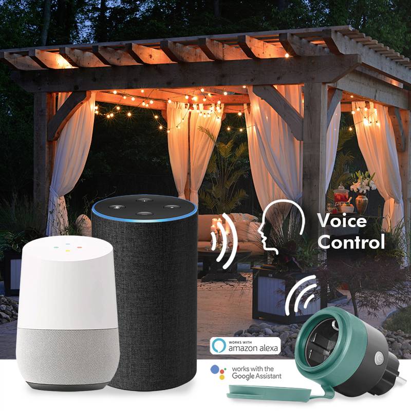 LogiLink SH0100 SH0100 Wi-Fi Steckdose Außenbereich