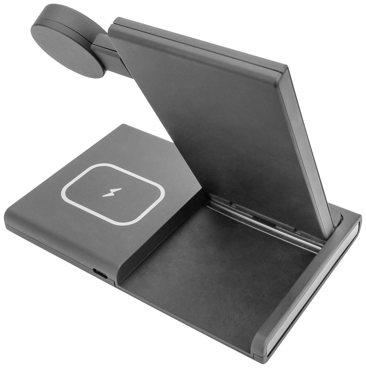 Digitus Induktions-Ladegerät 3in1 DA-10084 Ausgänge Induktionslade-Standard Schwarz