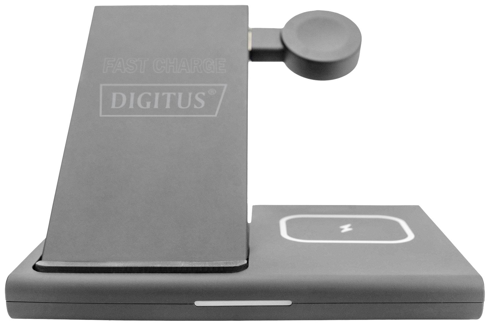 Digitus Induktions-Ladegerät 3in1 DA-10084 Ausgänge Induktionslade-Standard Schwarz