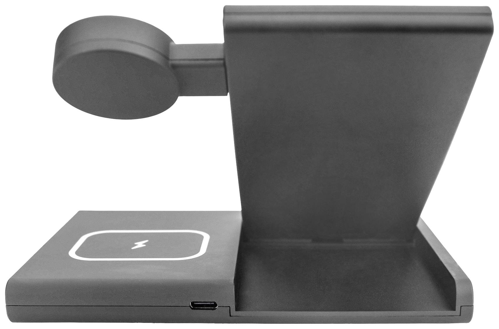 Digitus Induktions-Ladegerät 3in1 DA-10084 Ausgänge Induktionslade-Standard Schwarz