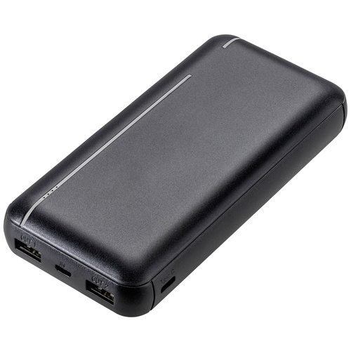Vivanco Powerbank 20000 mAh Li-Ion USB-A, USB-C® Schwarz Statusanzeige