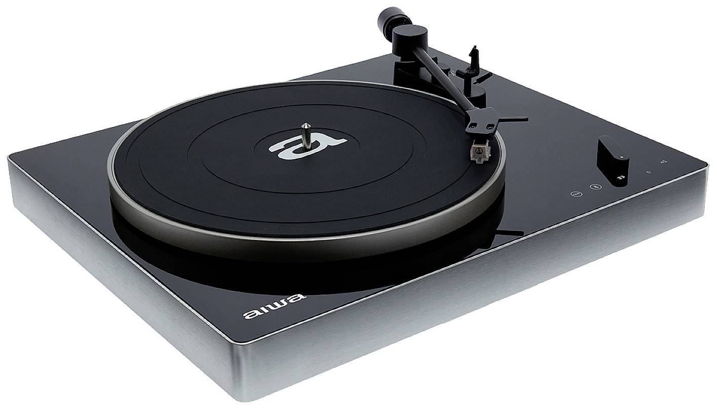 Aiwa APX-680BT Plattenspieler Riemenantrieb Schwarz