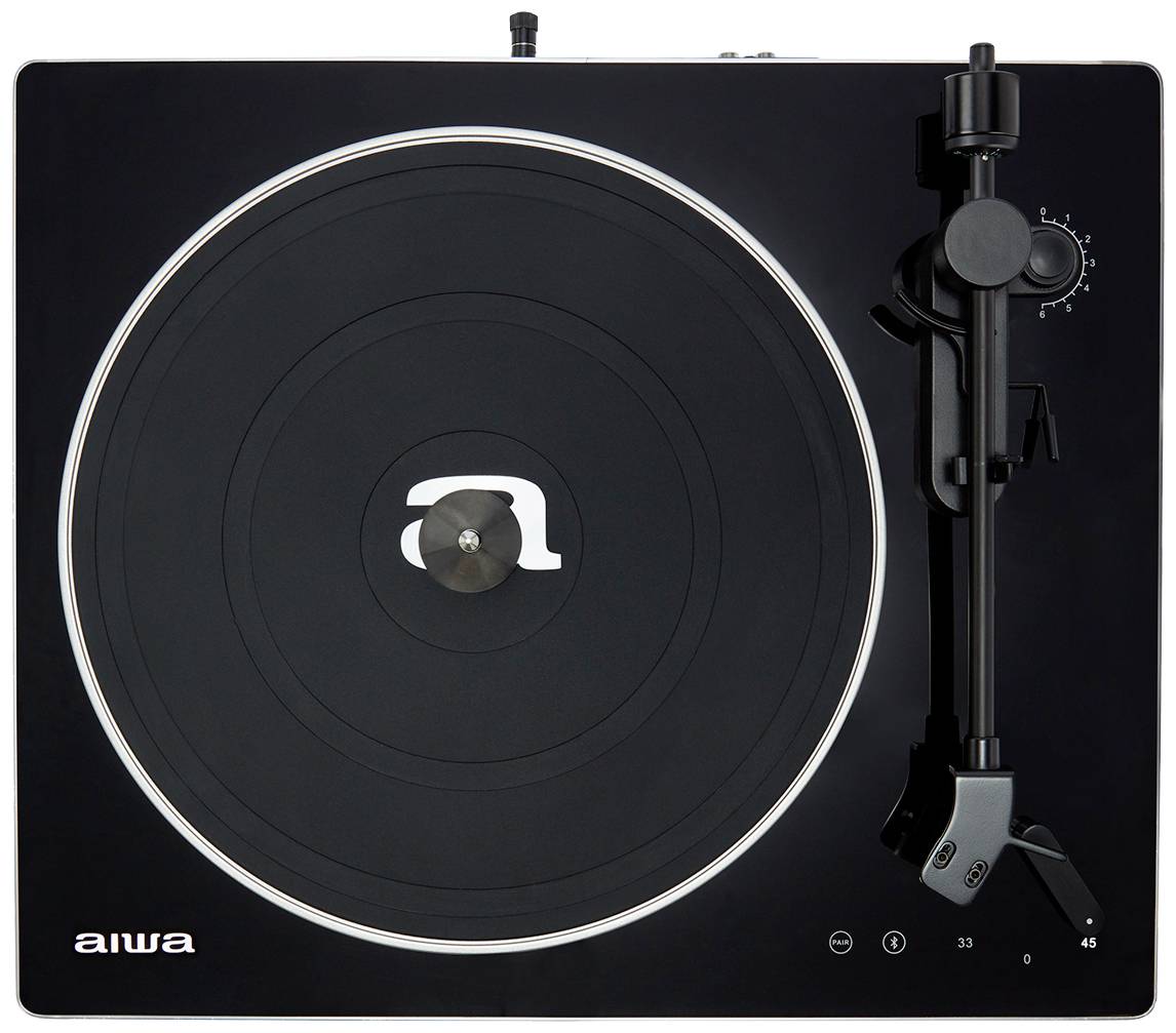 Aiwa APX-680BT Plattenspieler Riemenantrieb Schwarz