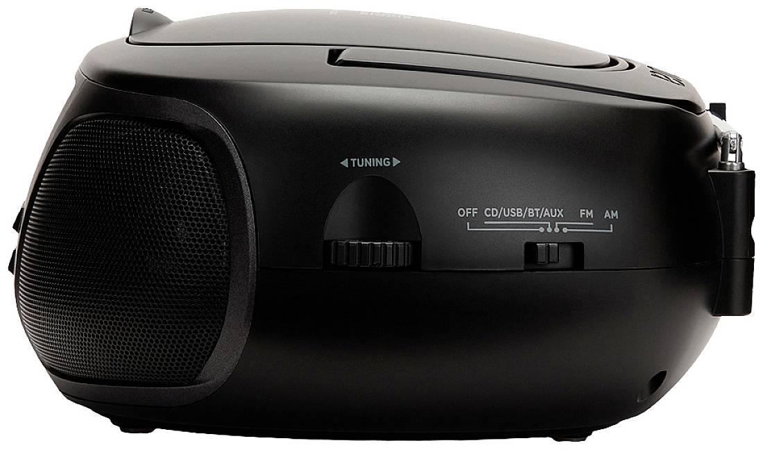 Aiwa BBTU-300BKMKII CD-Radio AM, FM, MW Bluetooth®, CD Schwarz