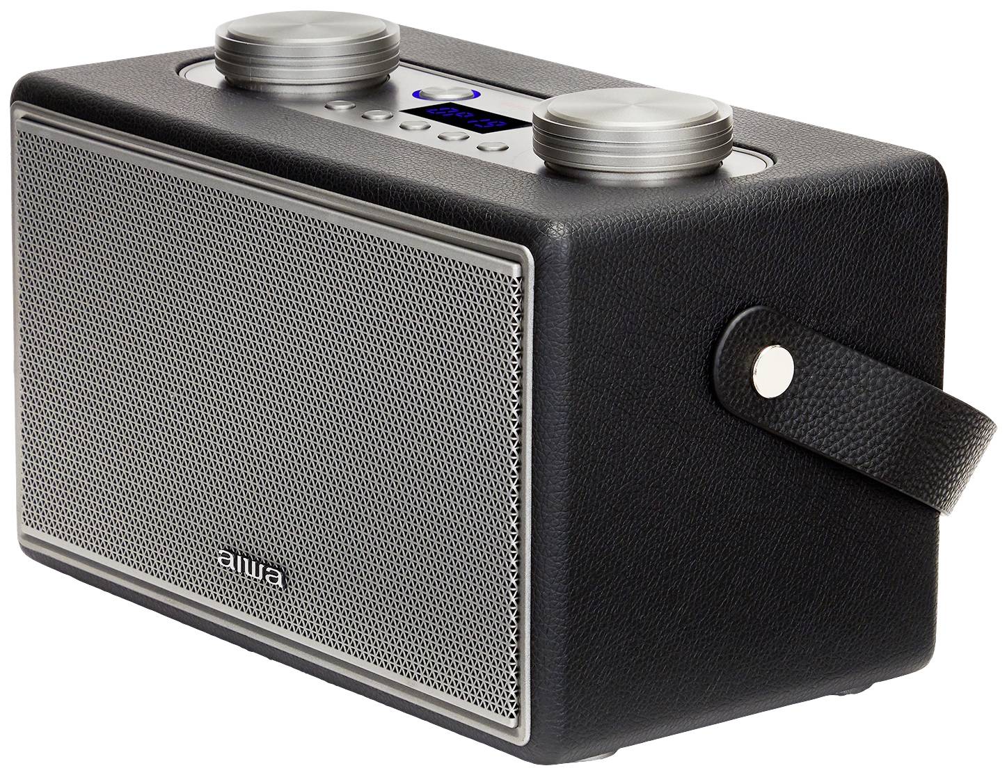 Aiwa BSTU-800BK Kofferradio UKW AUX, Bluetooth®, USB Schwarz/Silber