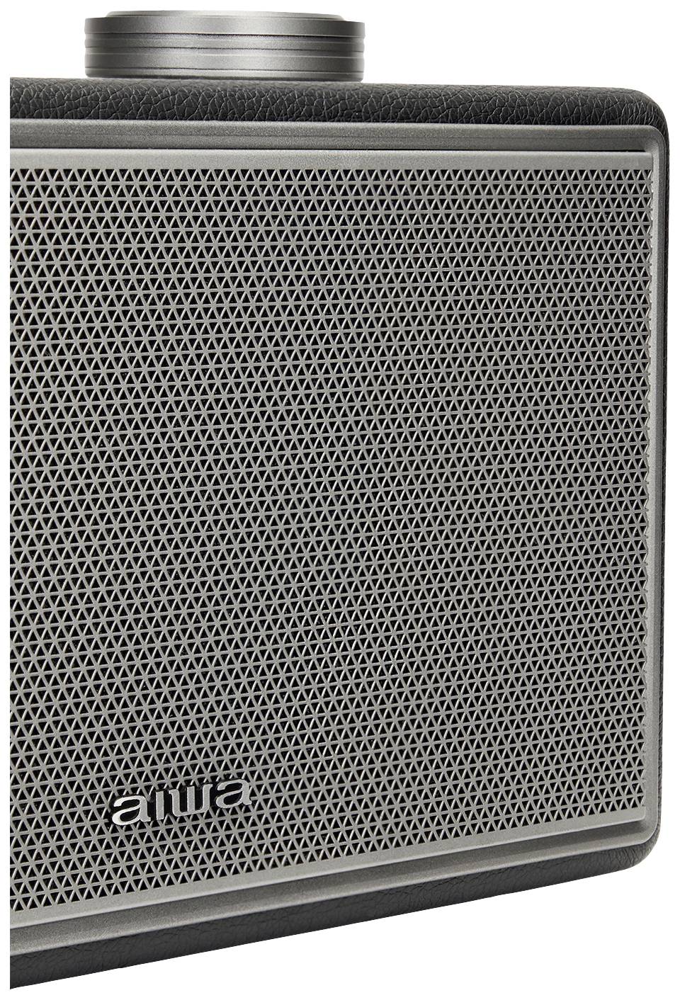 Aiwa BSTU-800BK Kofferradio UKW AUX, Bluetooth®, USB Schwarz/Silber