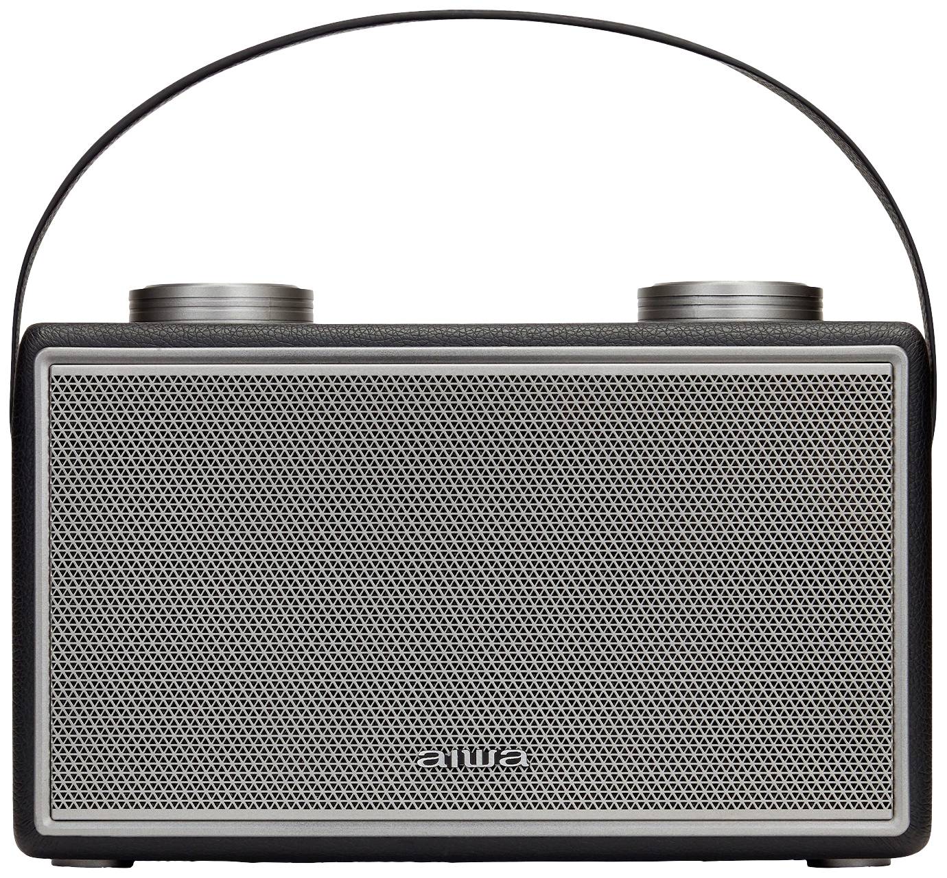 Aiwa BSTU-800BK Kofferradio UKW AUX, Bluetooth®, USB Schwarz/Silber