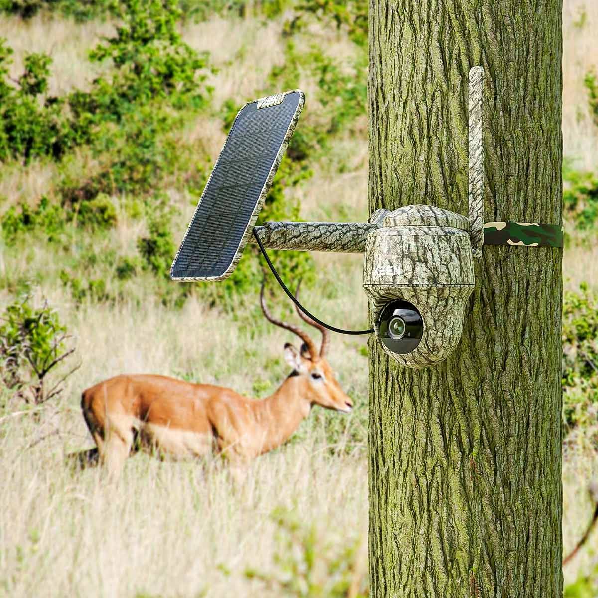 KEEN Ranger PT Wildkamera 4 Megapixel GSM-Modul, Zeitrafferfunktion, 4G Bildübertragung Camouflage