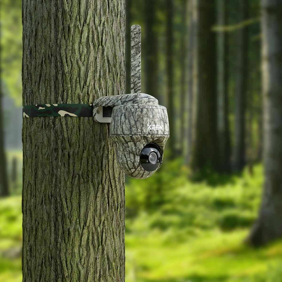 KEEN Ranger PT Wildkamera 4 Megapixel GSM-Modul, Zeitrafferfunktion, 4G Bildübertragung Camouflage