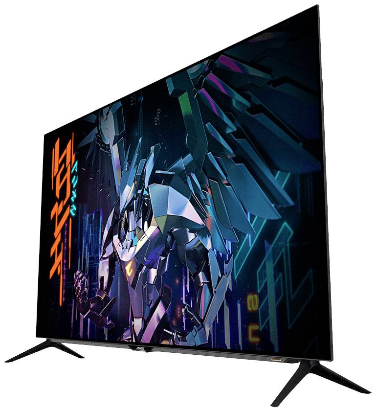 Gigabyte AORUS FO48U LED-Monitor EEK G (A - G) 120.7 cm (47.5 Zoll) 3840 x 2160 Pixel 16:9 1 ms USB-A (USB 3.2 Gen 1), HDMI®, DisplayPort, Kopfhöre