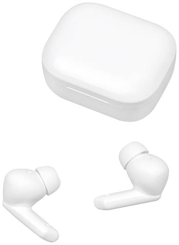 Vivanco Endurance Pair In Ear Headset Bluetooth® Stereo Weiß Headset, Ladecase, Lautstärkeregelun  - Onlineshop Voelkner
