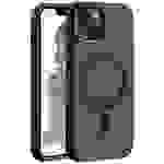 Vivanco Mag Solid Elite Backcover Apple iPhone 14 Transparent, Schwarz MagSafe kompatibel, Stoßfest