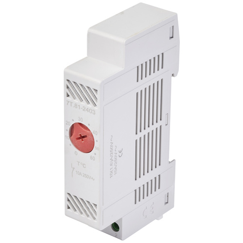 TRU COMPONENTS Thermostat TC-7T.81-240NC 1 Öffner (L x B x H) 88.8 x 47.8 x 17.5 mm 1 St.