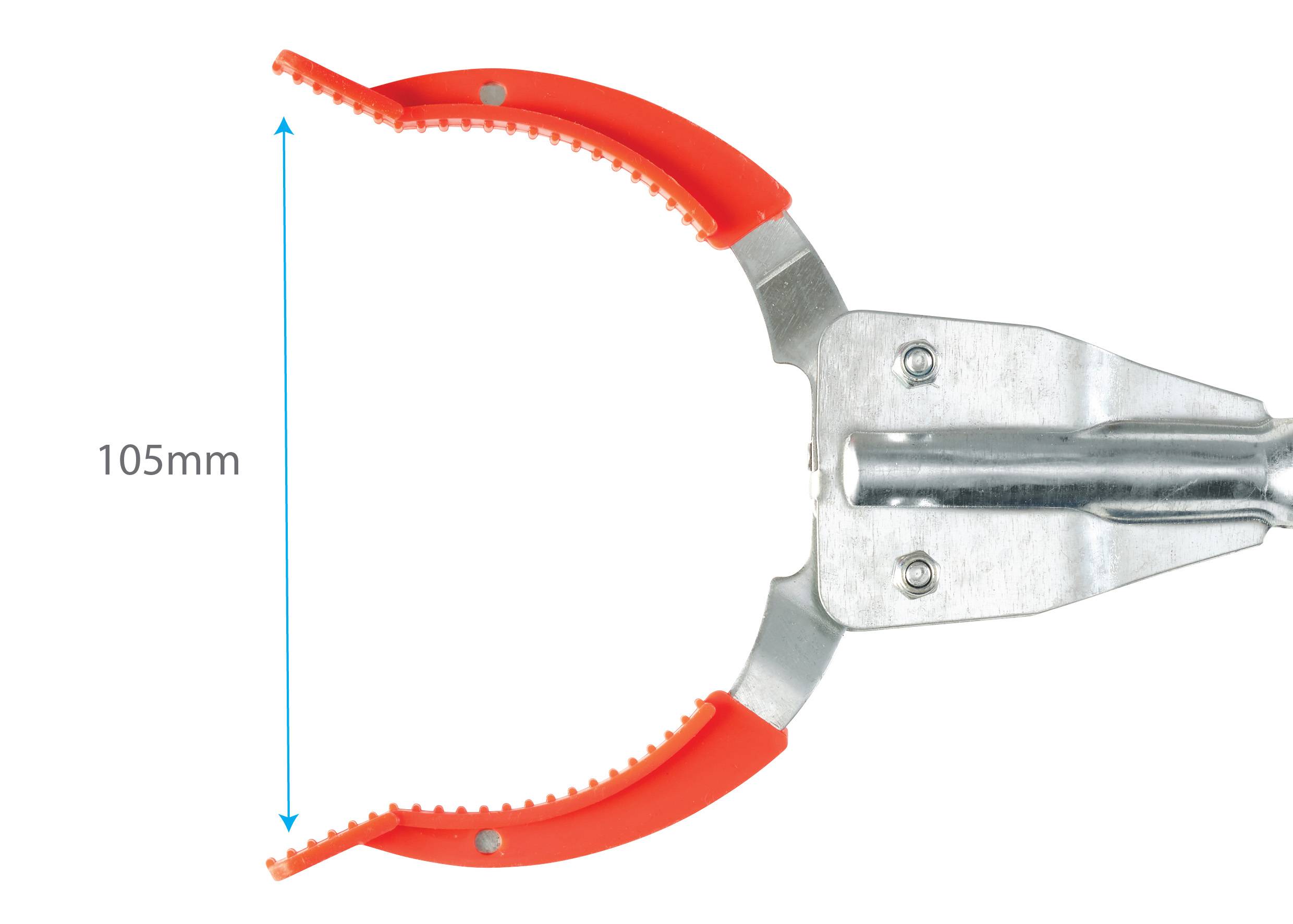 TOOLCRAFT TO-7897515 Abfallgreifer Polypropolene (PP), Stahl 1St.
