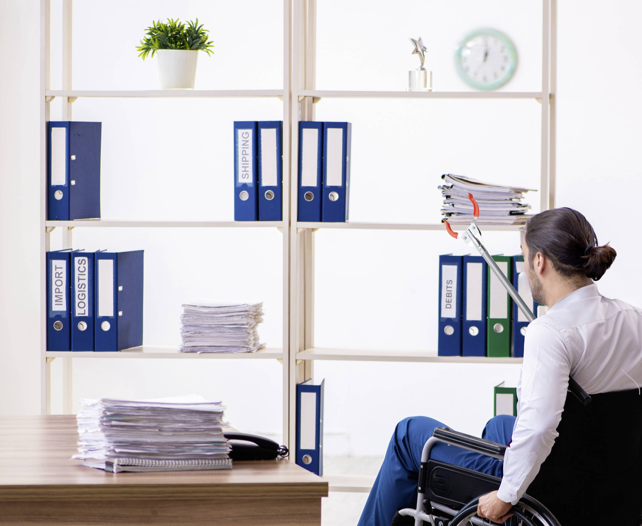 TOOLCRAFT TO-7897515 Abfallgreifer Polypropolene (PP), Stahl 1St.