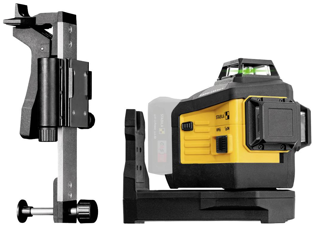 Stabila LAX 600 G, 12-V-System, 5-pcs Multilinienlaser selbstnivellierend Reichweite (max.): 40 m