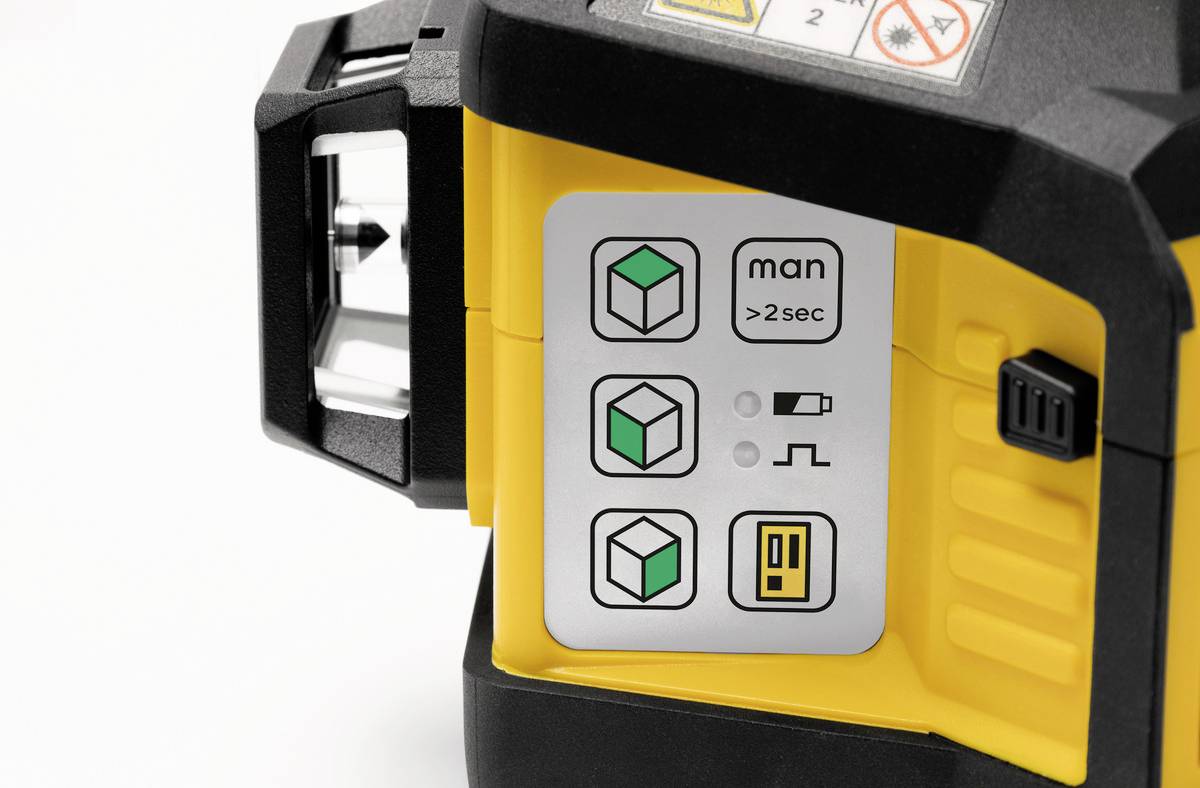 Stabila LAX 600 G, 12-V-System, 7-pcs (EU) Multilinienlaser selbstnivellierend Reichweite (max.): 40m