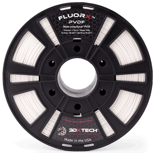 3D Xtech PVD1010750N FluorX™ PVDF Filament PVDF chemisch beständig, UV-beständig 1.75 mm 750 g Na
