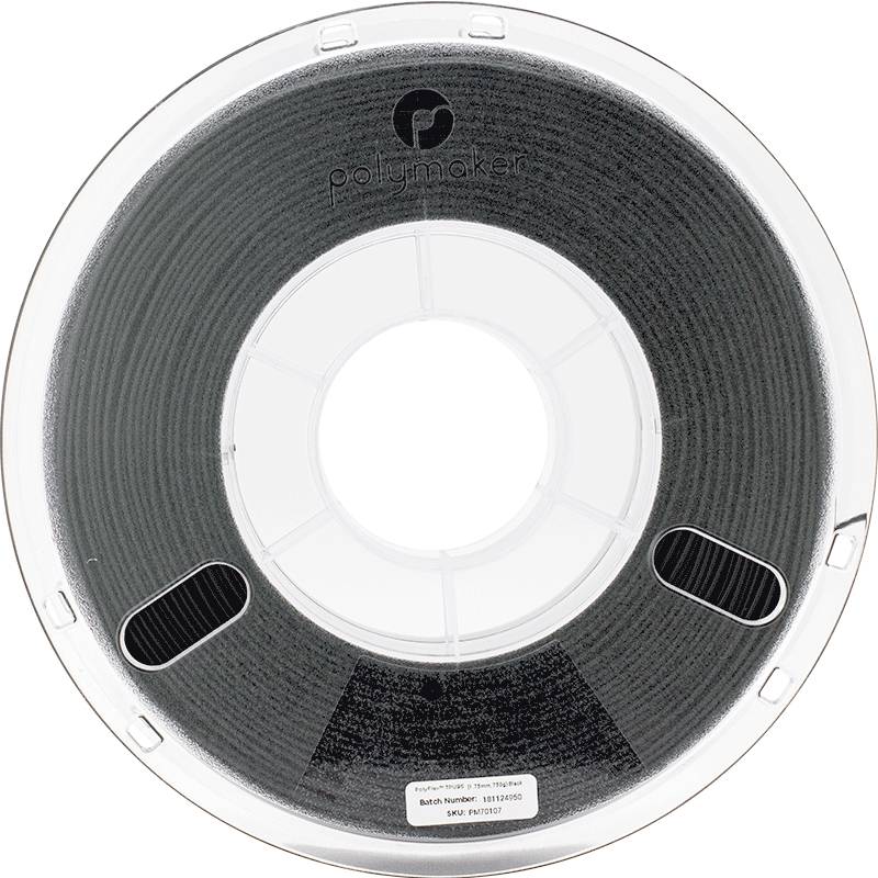 Polymaker PD01001 PolyFlex TPU-95A Filament TPU flexibel 1.75mm 750g Schwarz 1St.