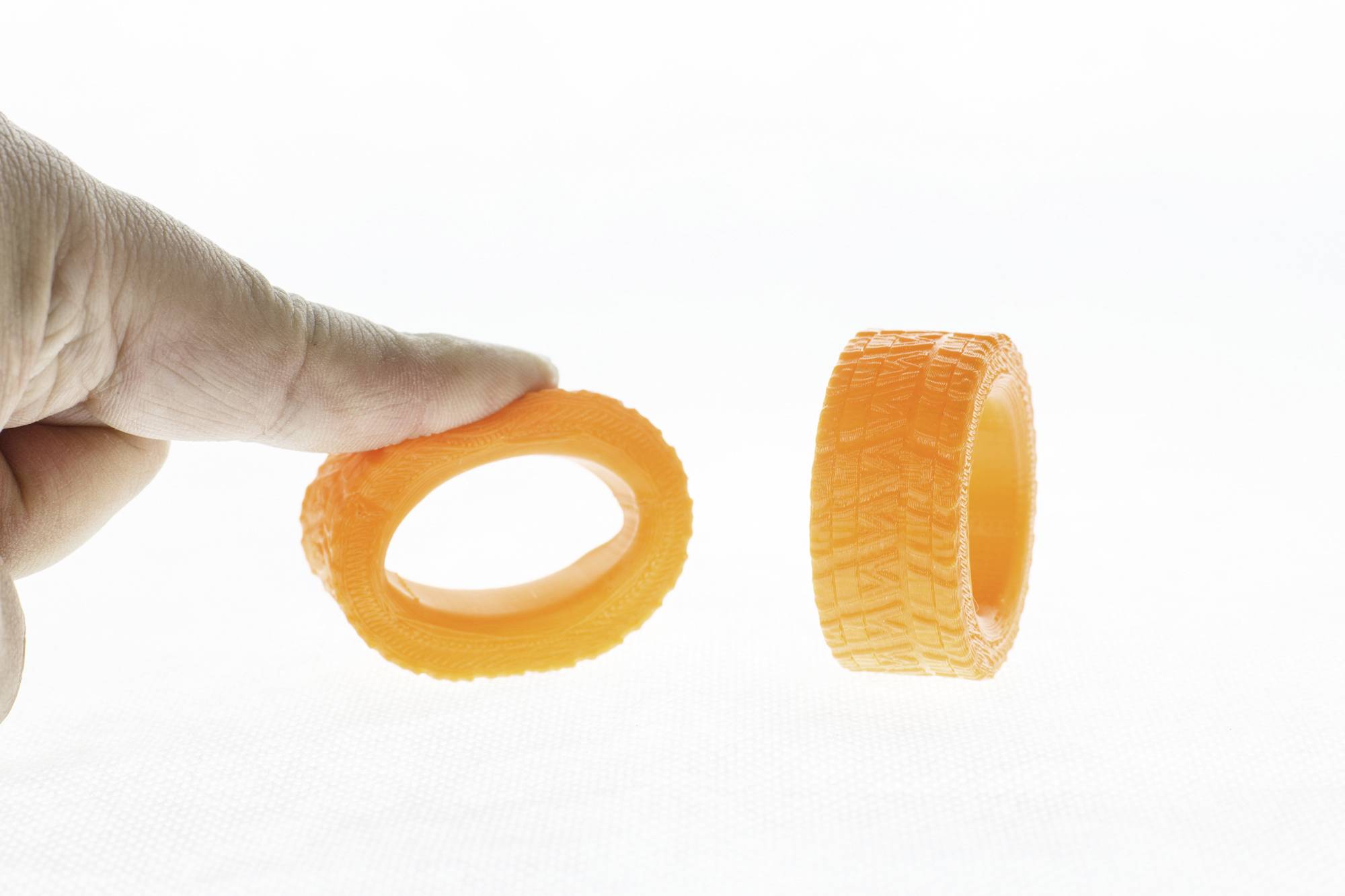 Polymaker PD01006 PolyFlex TPU-95A Filament TPU flexibel 1.75mm 750g Orange 1St.
