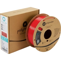 Polymaker PB01004 PolyLite Filament PETG hitzebeständig, hohe Zugfestigkeit 1.75 mm 1000 g Rot 1 St Polymaker PB01004 PolyLite Filament PETG hitzebeständig, hohe Zugfestigkeit 1.75 mm 1000 g Rot 1 St