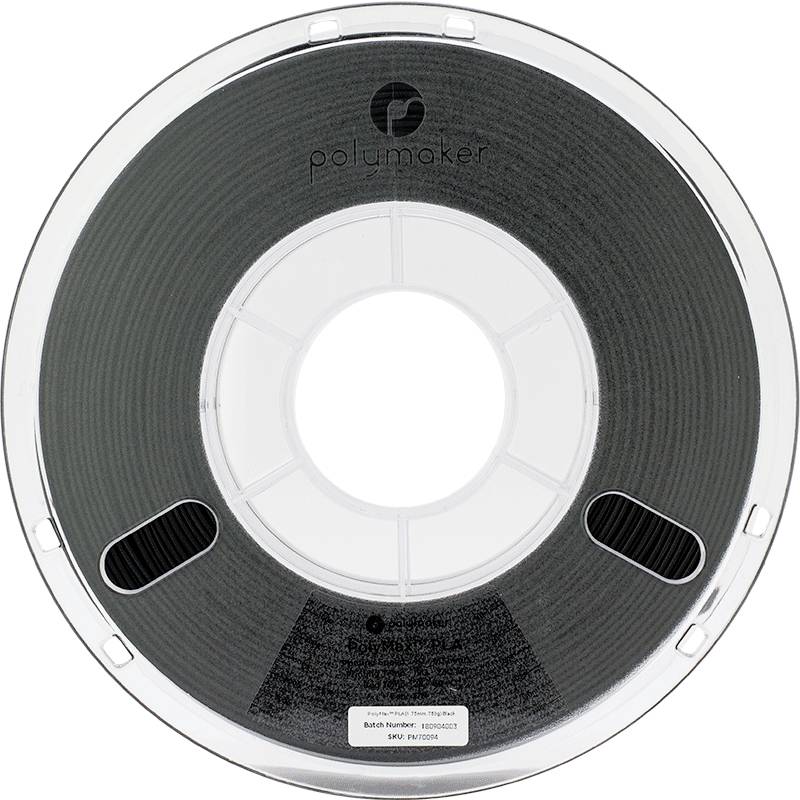 Polymaker PA06001 PolyMAX Tough Filament Tough PLA hohe Steifigkeit, hohe Zugfestigkeit, schlagfest 1.75mm 750g Schwarz 1St.