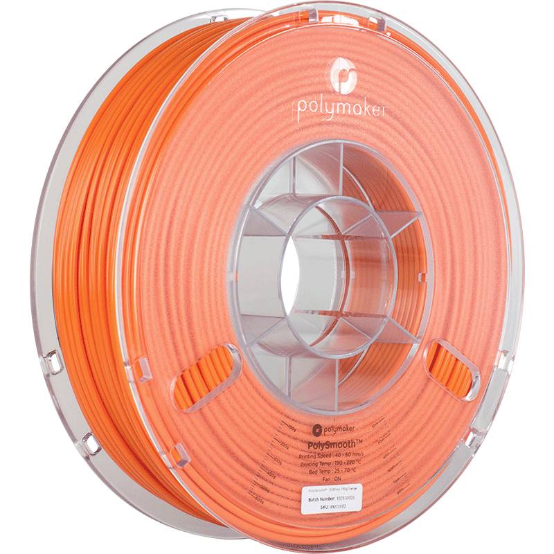 Polymaker PJ01020 PolySmooth Filament PVB polierbar 2.85 mm 750 g Orange 1 St.