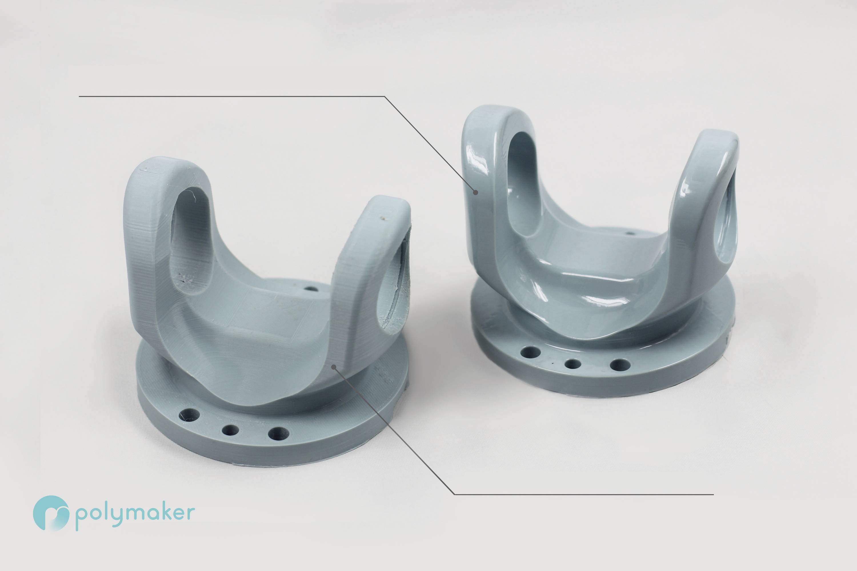 Polymaker PJ01015 PolySmooth Filament PVB polierbar 2.85 mm 750 g Schiefer-Grau 1 St.