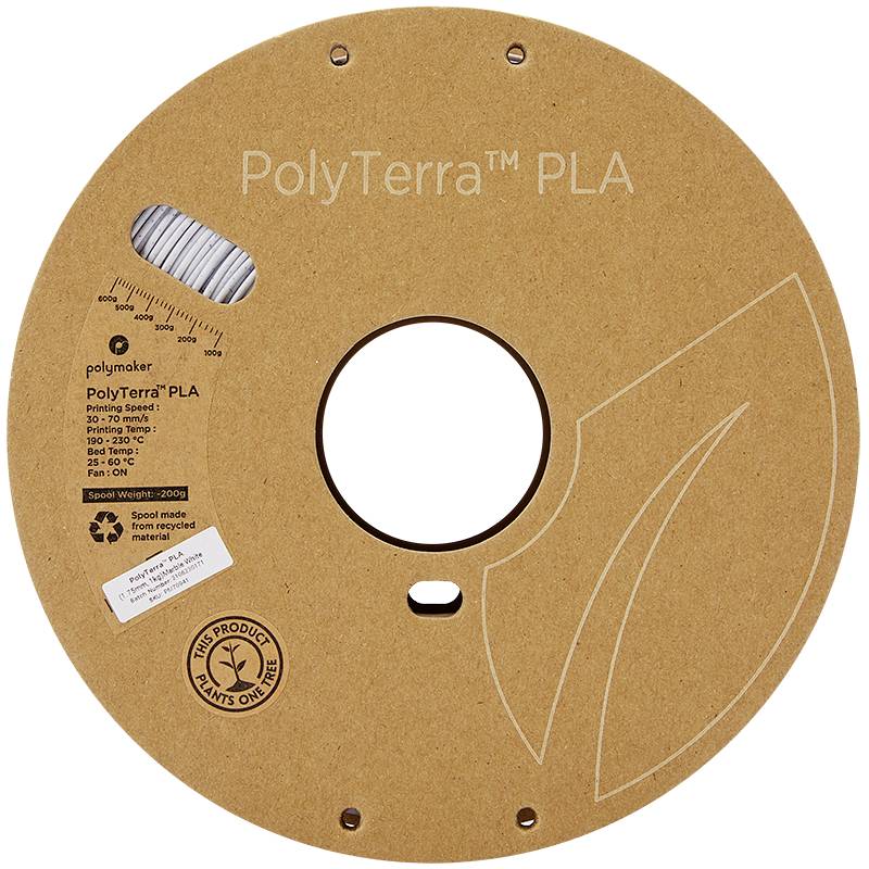 Polymaker 70941 PolyTerra Filament PLA geringerer Kunststoffgehalt 1.75 mm 1000 g Marmor 1 St.