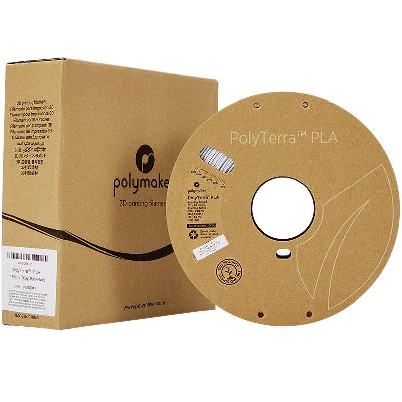 Polymaker 70941 PolyTerra Filament PLA geringerer Kunststoffgehalt 1.75 mm 1000 g Marmor 1 St.