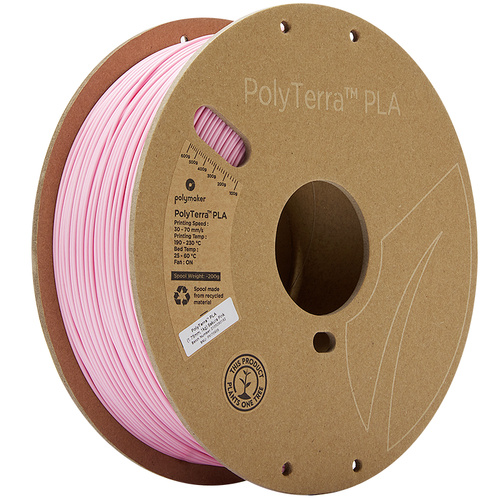 Polymaker 70908 PolyTerra Filament PLA geringerer Kunststoffgehalt 1.75 mm 1000 g Sakura-Pink 1 St.