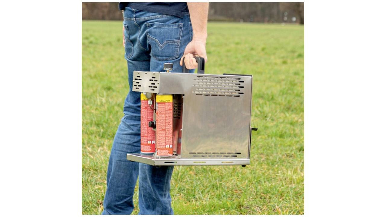 Rothenberger Industrial 1500003455 Gas Grill tragbar Silber