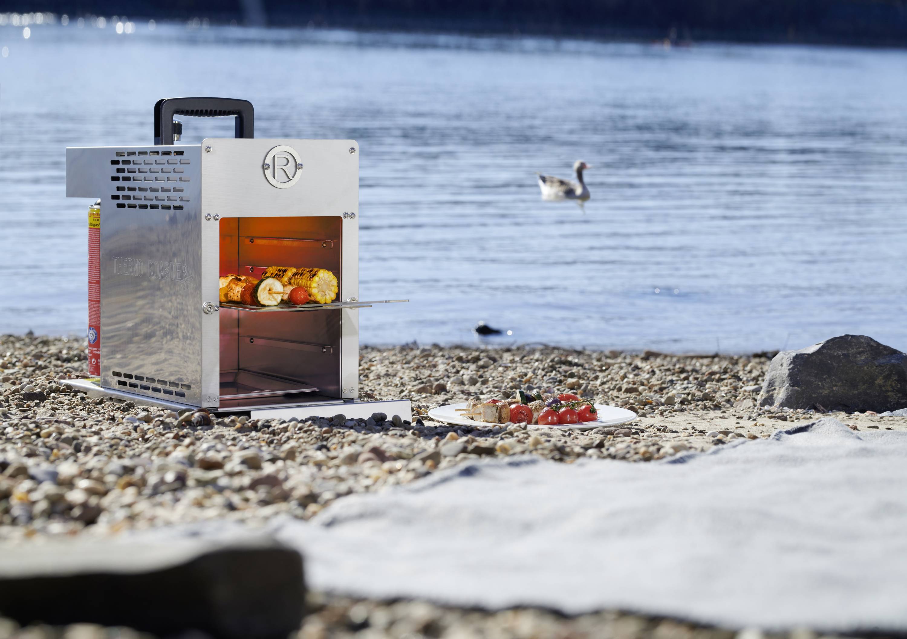 Rothenberger Industrial 1500003455 Gas Grill tragbar Silber