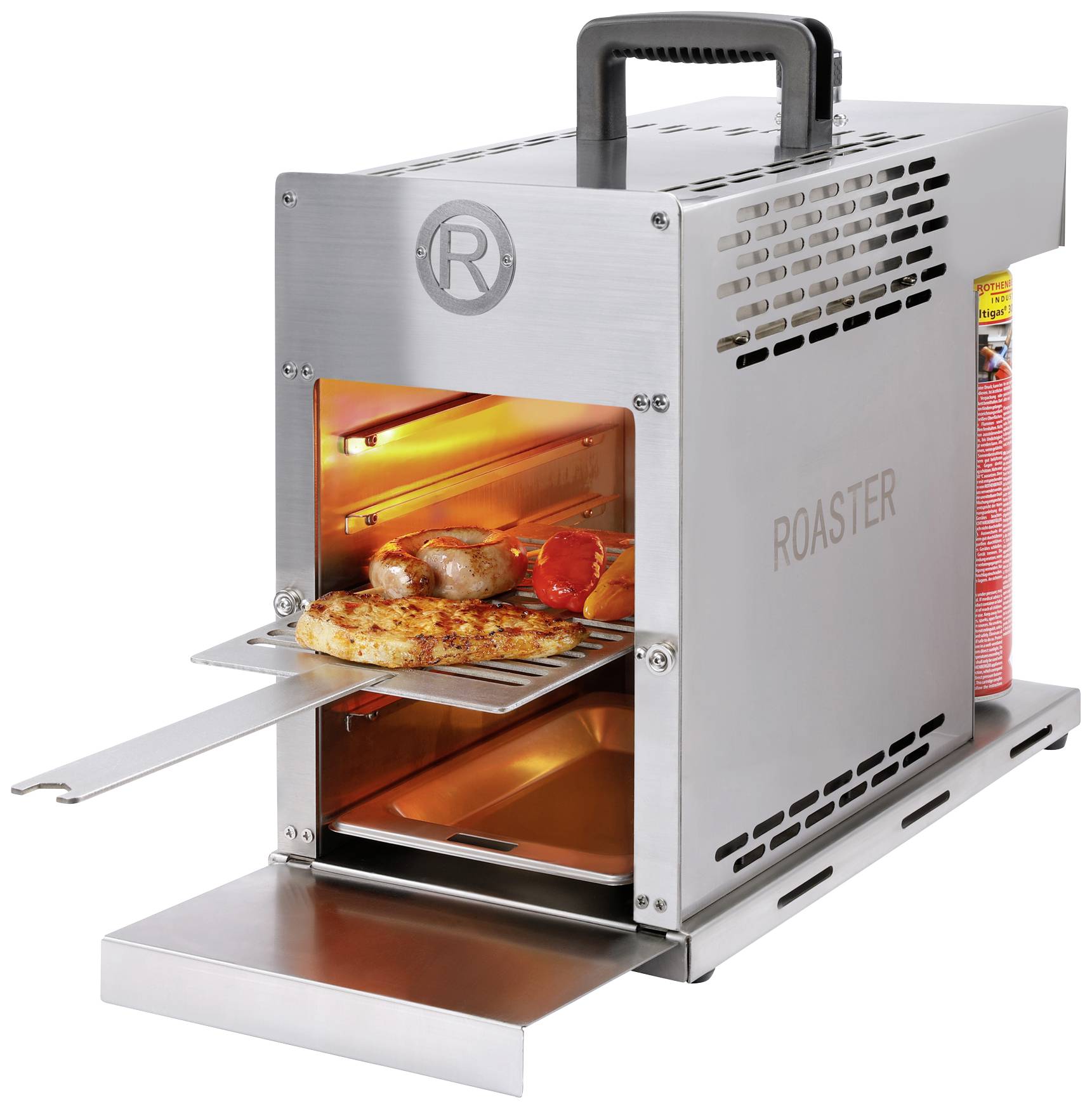 Rothenberger Industrial 1500003455 Gas Grill tragbar Silber