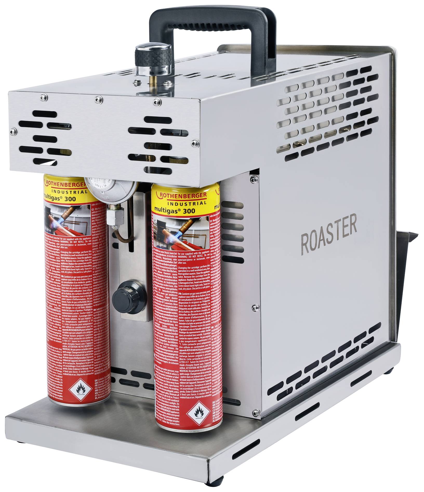 Rothenberger Industrial 1500003455 Gas Grill tragbar Silber