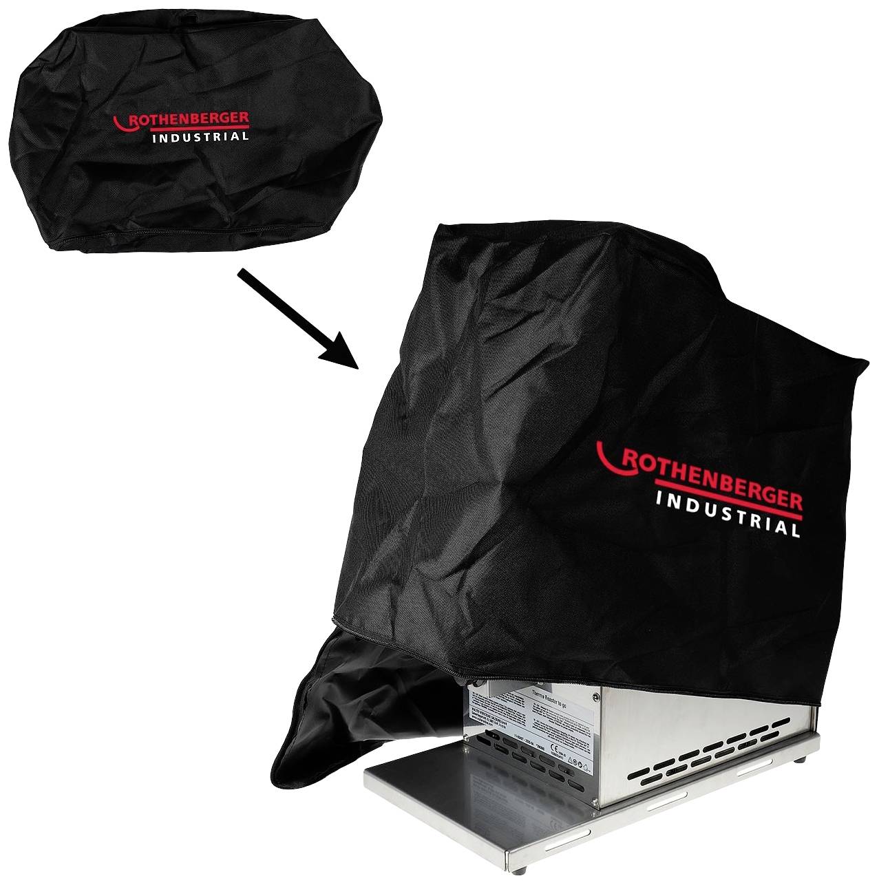 Rothenberger Industrial 1500003455 Gas Grill tragbar Silber